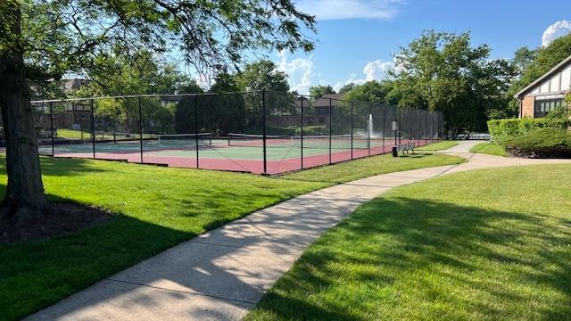 13216 N Country Club Ct Unit 2Aa, Palos Heights, IL 60463 - view of tennis court