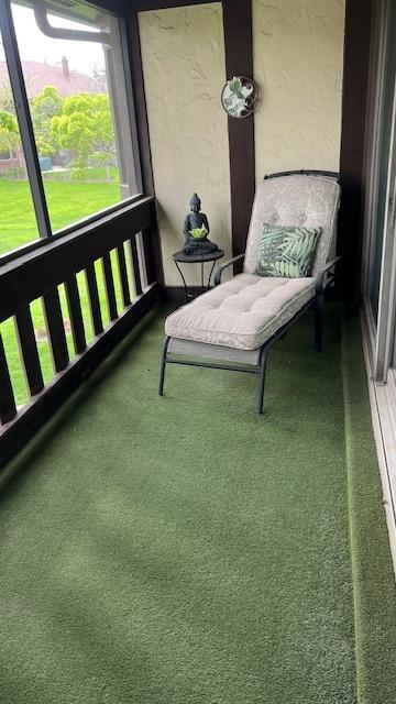 13216 N Country Club Ct Unit 2Aa, Palos Heights, IL 60463 - view of sunroom / solarium