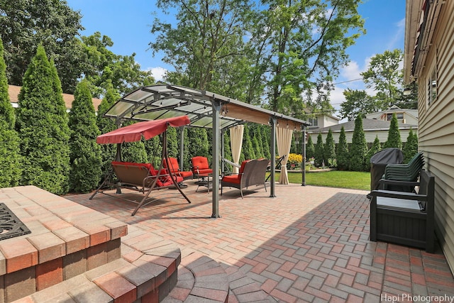 1569 Sherman Pl, Des Plaines, IL 60016 - view of patio / terrace featuring a grill