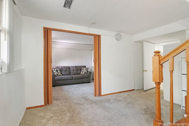 1569 Sherman Pl, Des Plaines, IL 60016 - hallway featuring carpet floors and stairway