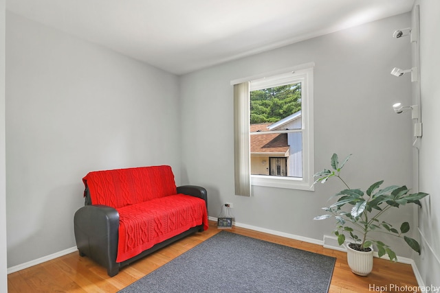 1569 Sherman Pl, Des Plaines, IL 60016 - sitting room featuring wood finished floors and baseboards