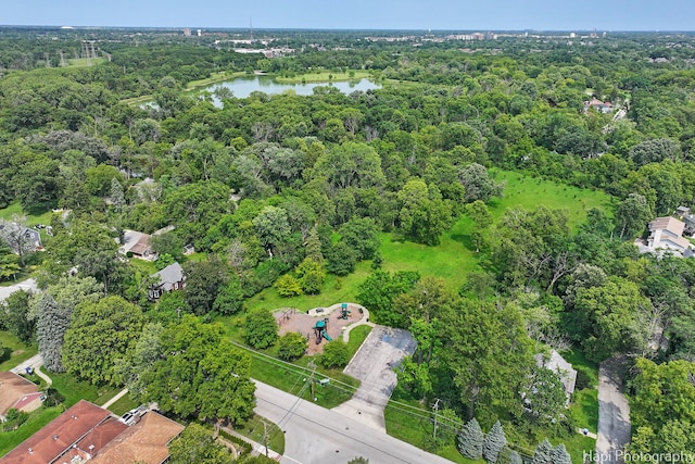 1569 Sherman Pl, Des Plaines, IL 60016 - view of property location featuring a nearby body of water and a heavily wooded area