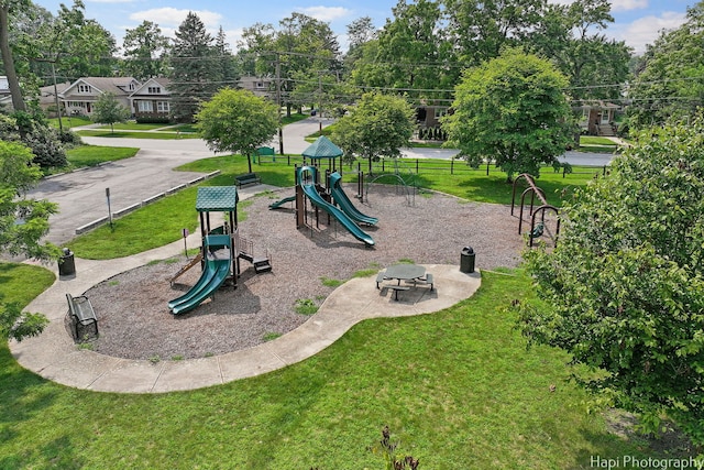 1569 Sherman Pl, Des Plaines, IL 60016 - community jungle gym featuring a yard and view of scattered trees