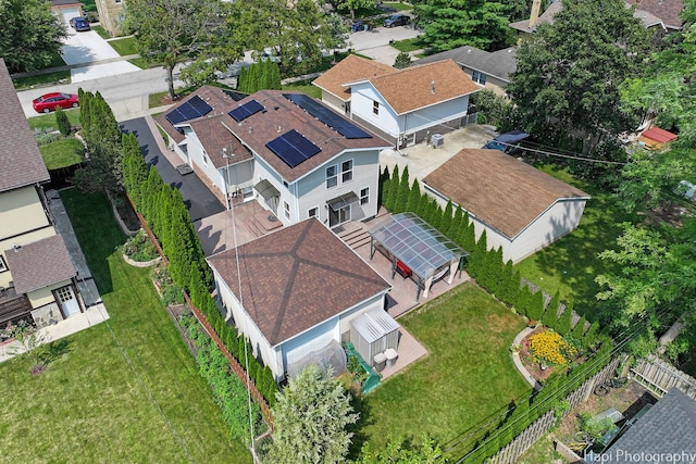 1569 Sherman Pl, Des Plaines, IL 60016 - aerial perspective of suburban area
