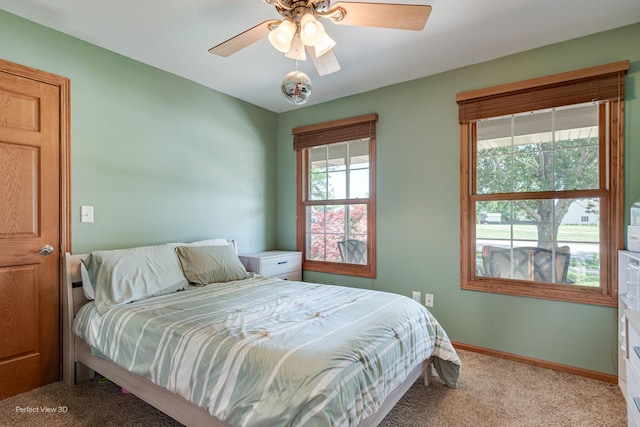 1245 Patriot Way, Bourbonnais, IL 60914 - bedroom with carpet floors and a ceiling fan