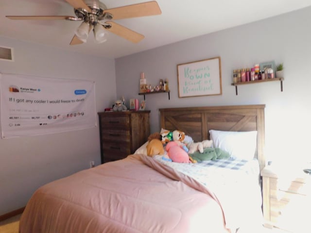 1245 Patriot Way, Bourbonnais, IL 60914 - bedroom with a ceiling fan