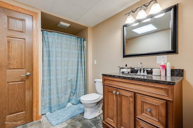 1245 Patriot Way, Bourbonnais, IL 60914 - bathroom with vanity and curtained shower