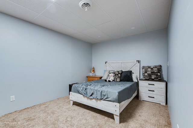 1245 Patriot Way, Bourbonnais, IL 60914 - bedroom with a drop ceiling and carpet flooring
