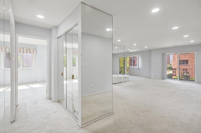 9331 Landings Ln Unit 204, Des Plaines, IL 60016 - corridor featuring light colored carpet and recessed lighting