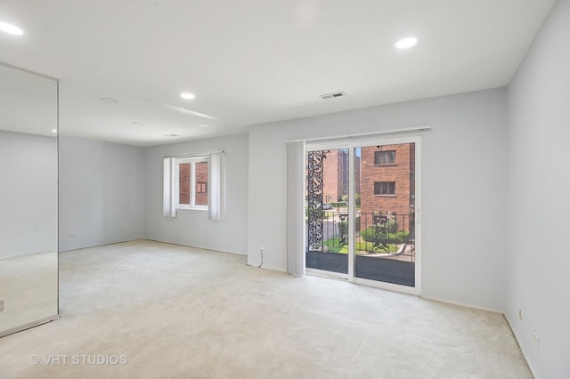 9331 Landings Ln Unit 204, Des Plaines, IL 60016 - carpeted spare room with recessed lighting