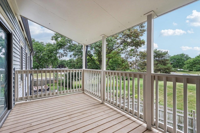 1495 S County Farm Rd Unit 2-4, Wheaton, IL 60189 - view of wooden deck