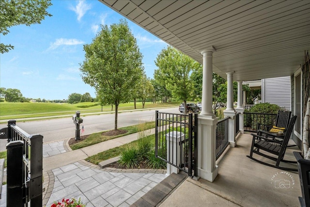 0N423 Armstrong Ln, Geneva, IL 60134 - view of covered porch
