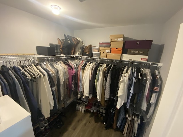 7009 W Crandall Ave, Worth, IL 60482 - walk in closet featuring wood finished floors