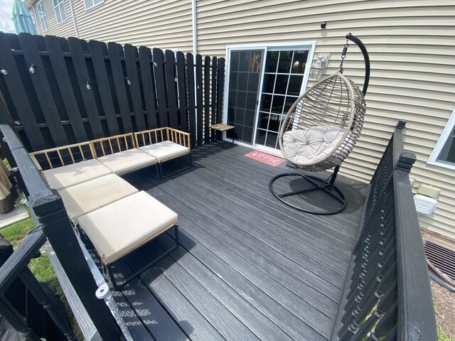 7009 W Crandall Ave, Worth, IL 60482 - view of deck