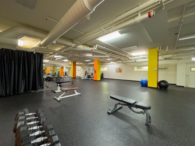 1000 E 53rd St Unit 501, Chicago, IL 60615 - view of gym