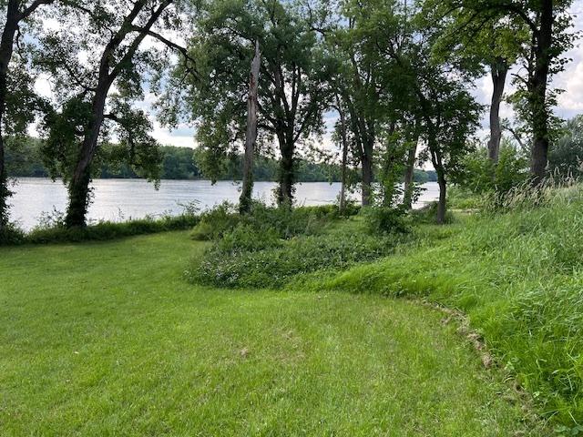 1927 Lakewood Dr, Wilmington, IL 60481 - view of yard with a water view