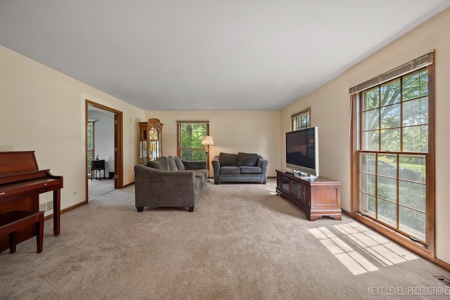 3609 Tamarisk Ct, Crystal Lake, IL 60012 - living area with healthy amount of natural light and light colored carpet