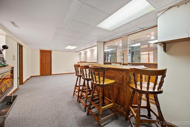 3609 Tamarisk Ct, Crystal Lake, IL 60012 - indoor bar featuring carpet and baseboards
