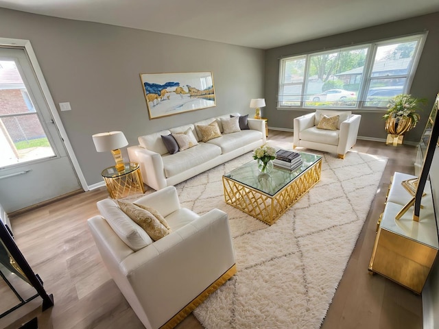 15125 Waterman Dr, South Holland, IL 60473 - living area with plenty of natural light and wood finished floors