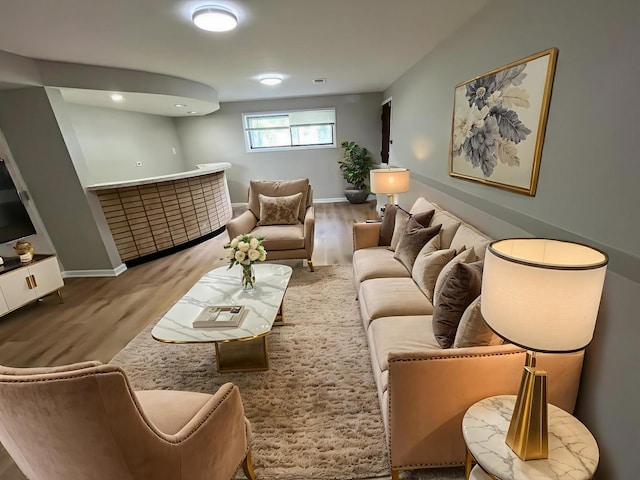 15125 Waterman Dr, South Holland, IL 60473 - living area with wood finished floors and baseboards