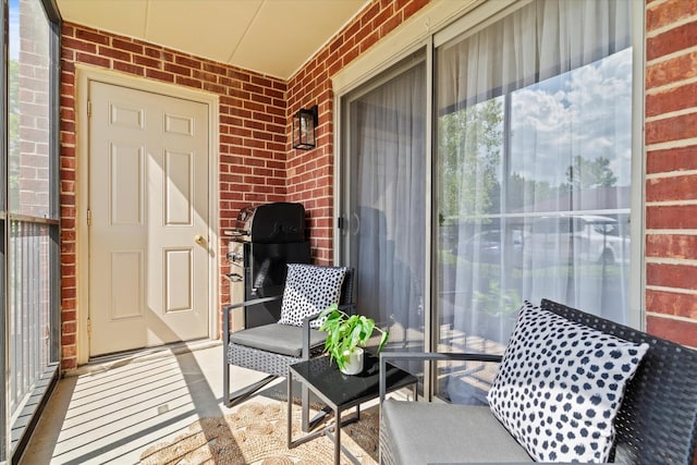 7020 Heritage Cir Unit 6-1D, Orland Park, IL 60462 - covered porch featuring grilling area
