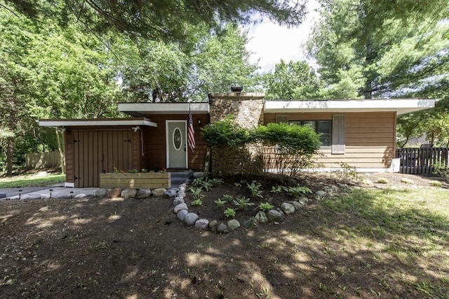 38515 N Forest Ave, Spring Grove, IL 60081 - view of front of property featuring a chimney