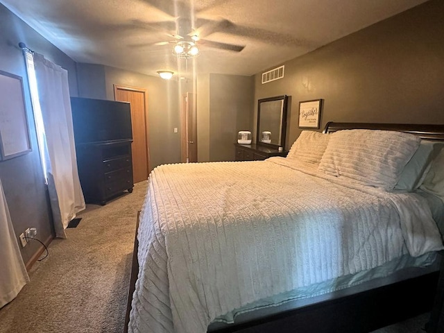 314 N Grove St, Rochelle, IL 61068 - bedroom featuring light colored carpet and a ceiling fan