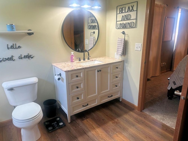 314 N Grove St, Rochelle, IL 61068 - bathroom featuring vanity and wood finished floors