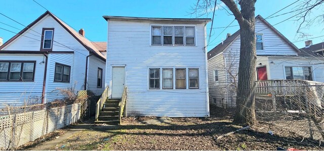 7934 S Saginaw Ave, Chicago, IL 60617 - rear view of property featuring entry steps
