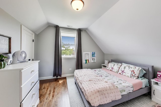 1832 N 73rd Ct, Elmwood Park, IL 60707 - bedroom featuring light wood finished floors and lofted ceiling