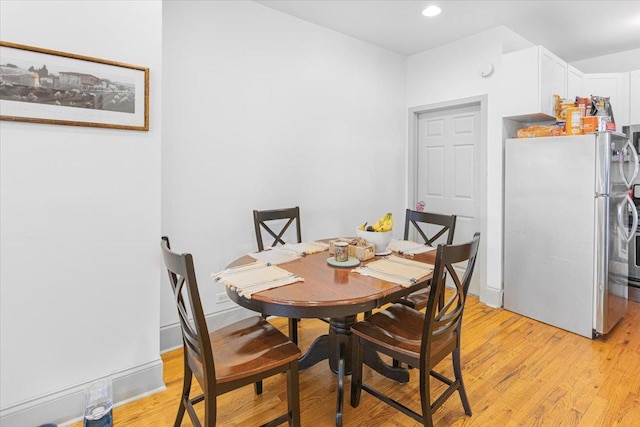 4855 N Springfield Ave Unit 3, Chicago, IL 60625 - dining area with light wood-type flooring and recessed lighting
