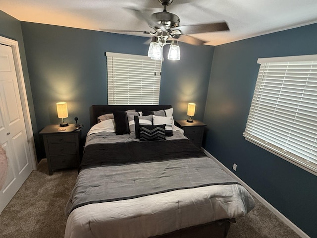 127 S Front St, Hennepin, IL 61327 - bedroom with carpet floors and ceiling fan