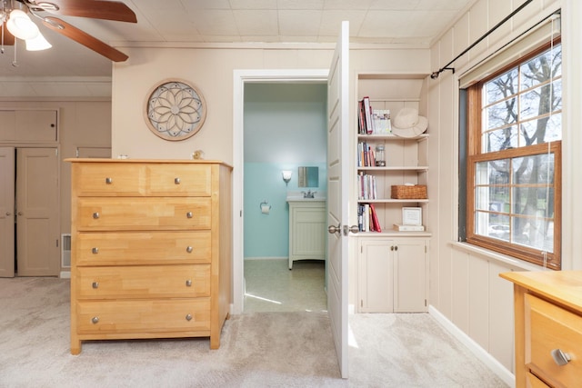 1211 Hovey Ave, Normal, IL 61761 - bedroom with light carpet and multiple windows