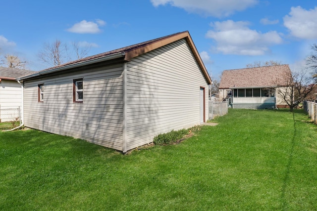 1211 Hovey Ave, Normal, IL 61761 - view of side of property with a detached garage