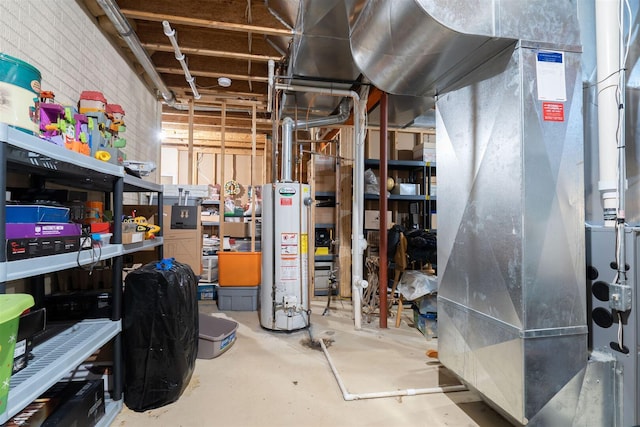 2321 Hayden Way, Normal, IL 61761 - unfinished below grade area with water heater and heating unit