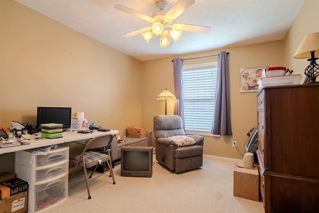 2321 Hayden Way, Normal, IL 61761 - office featuring carpet and a ceiling fan