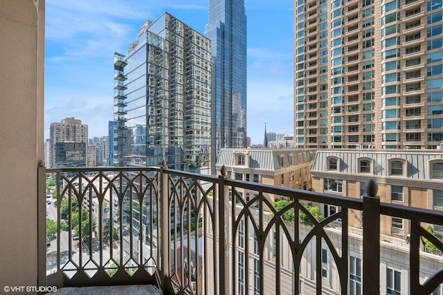 21 E Huron St Unit 1407, Chicago, IL 60611 - balcony featuring a city view