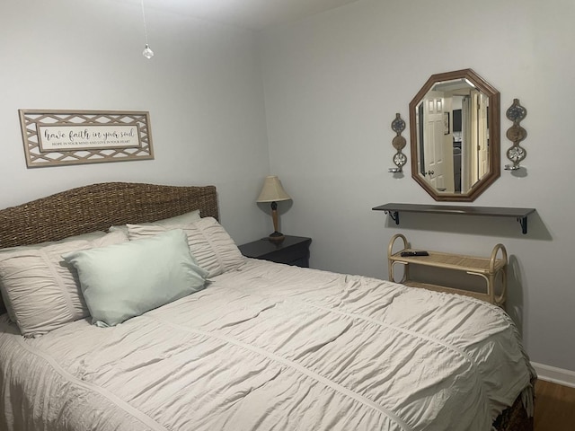 7401 W 113th Pl, Worth, IL 60482 - bedroom with wood finished floors and baseboards