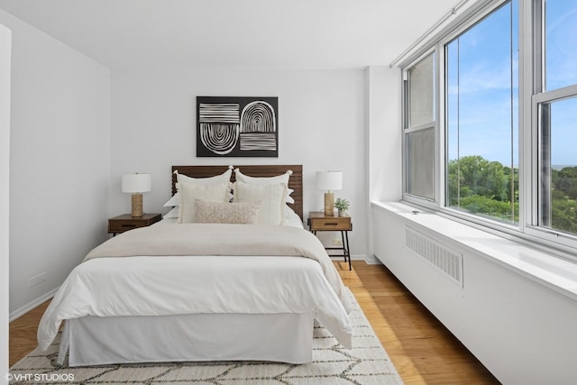 4250 N Marine Dr Unit 925, Chicago, IL 60613 - bedroom with light wood-style floors and baseboards