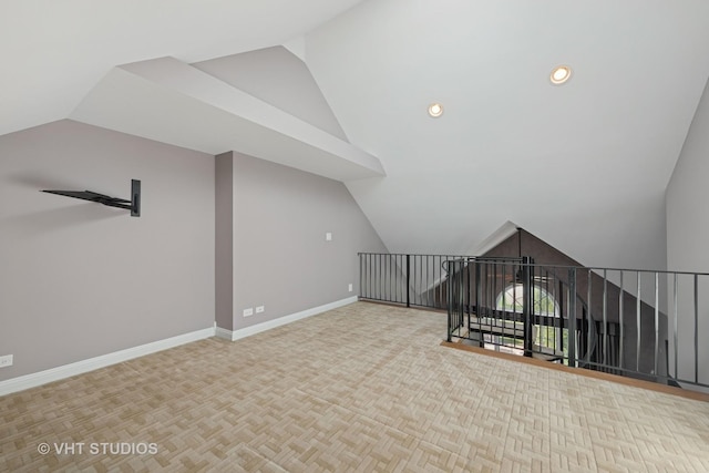 22 Westlake Dr, South Barrington, IL 60010 - additional living space featuring lofted ceiling and recessed lighting