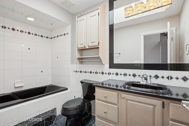 22 Westlake Dr, South Barrington, IL 60010 - bathroom featuring vanity and toilet