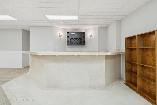 22 Westlake Dr, South Barrington, IL 60010 - indoor bar with wainscoting