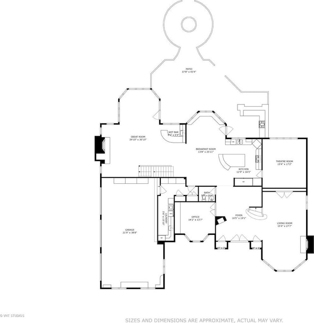 22 Westlake Dr, South Barrington, IL 60010 - view of home floor plan