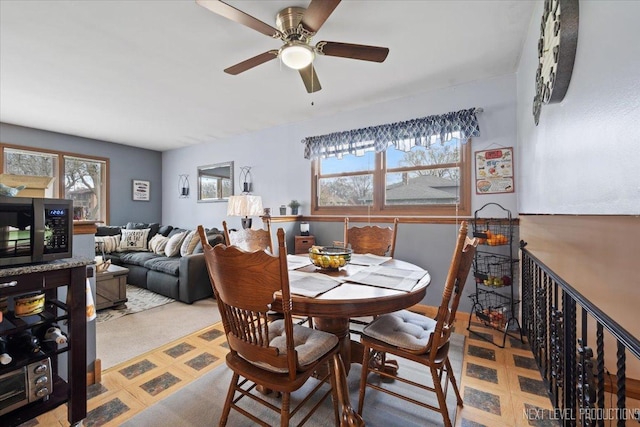 7007 W 110th St, Worth, IL 60482 - dining room with a ceiling fan