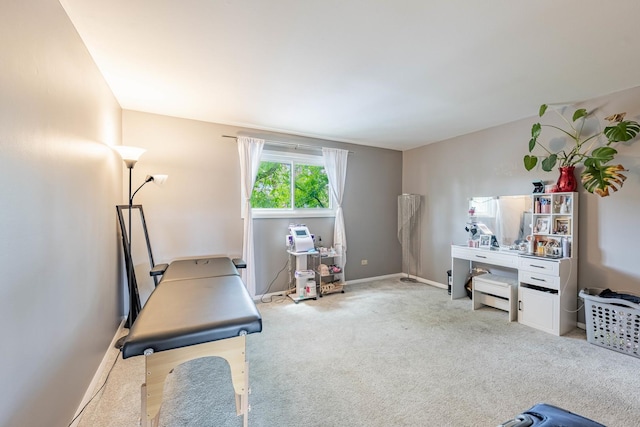 10354 Parkside Ave Unit 3A, Oak Lawn, IL 60453 - home office featuring carpet floors and baseboards