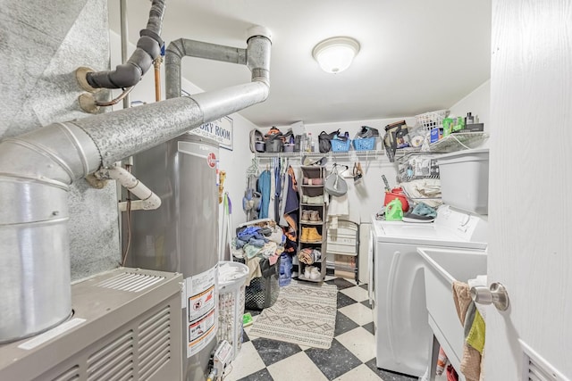 10354 Parkside Ave Unit 3A, Oak Lawn, IL 60453 - utilities with independent washer and dryer and gas water heater