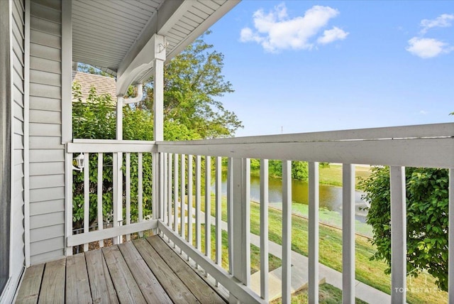17437 Yakima Dr, Lockport, IL 60441 - wooden deck with a water view