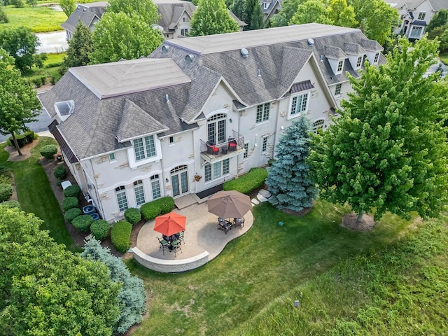 8 Willowcrest Dr, Oak Brook, IL 60523 - view from above of property