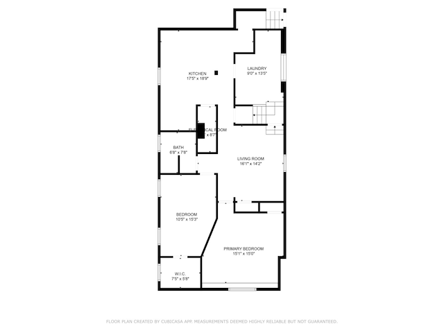 5240 W Eddy St, Chicago, IL 60641 - view of room layout