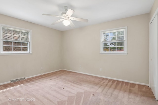 513 James Ct, Algonquin, IL 60102 - empty room featuring carpet flooring and ceiling fan